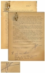 Hunter S. Thompson Letter Twice-Signed HST From San Juan in 1960 -- ...This is not a Tahiti ethos, but Cincinnati with a Caribbean twist...